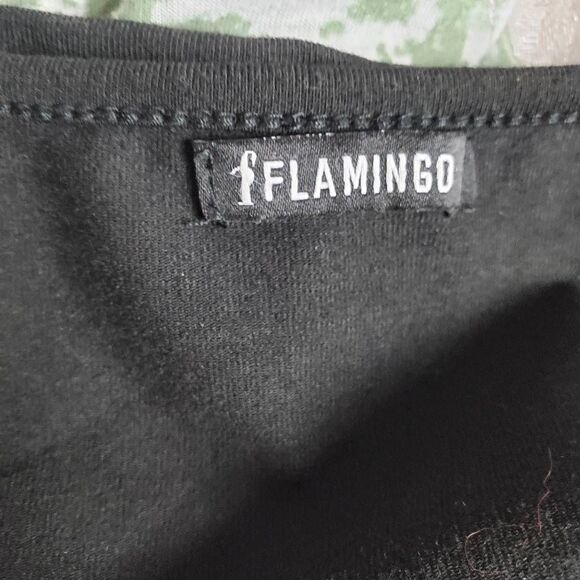 Flamingo Black Long Sleeve Graphic Top – “Smooth as Tennessee Whiskey” – Size XL - Picture 3 of 5